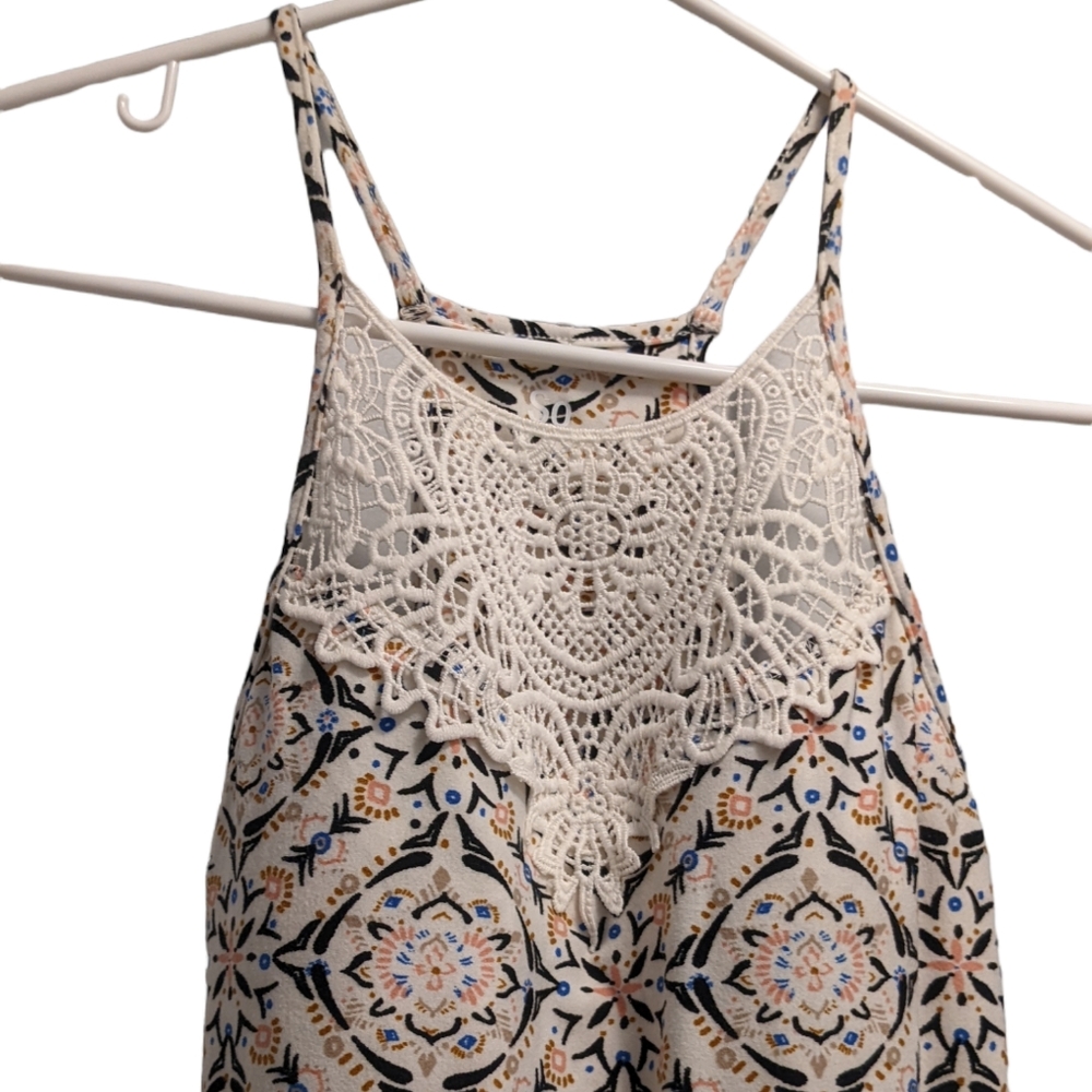 💥☎️ LAST CALL SO Boho Lace V Neck Dress XS - Picture 2 of 3